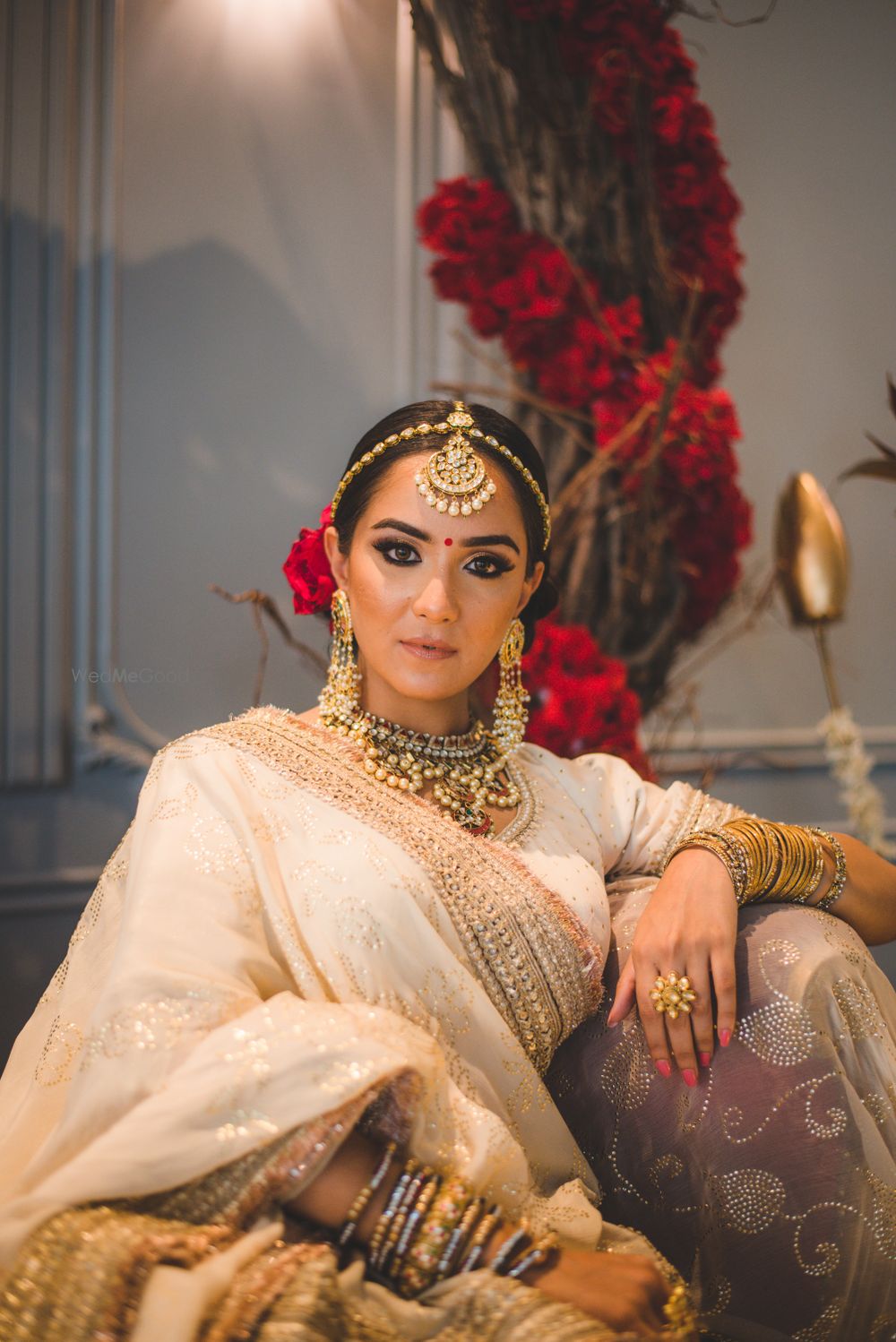 Photo From Charcoaled eyes bride in Ivory - By Aakriti Kochar Bridal Makeup