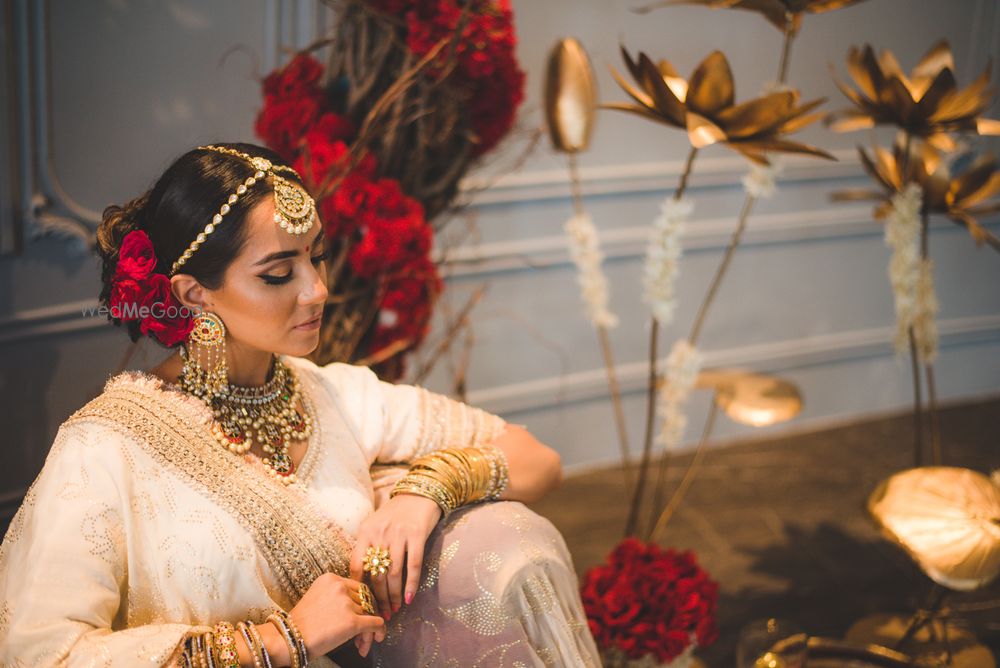 Photo From Charcoaled eyes bride in Ivory - By Aakriti Kochar Bridal Makeup