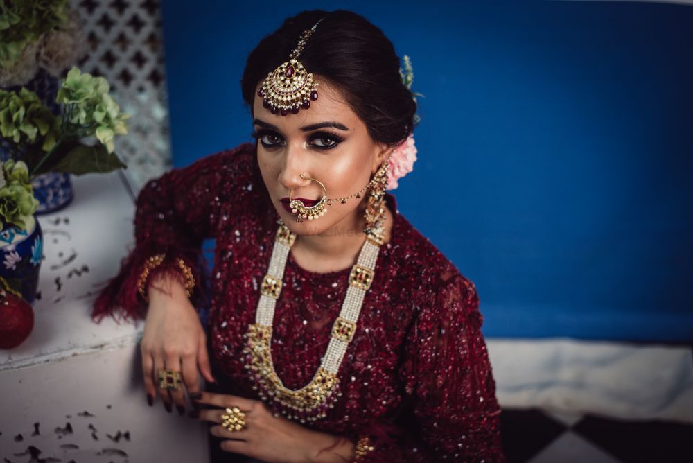 Photo From Bride that went all out ! - By Aakriti Kochar Bridal Makeup