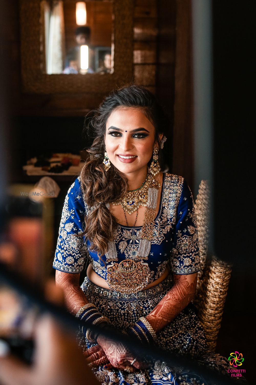 Photo of layered necklaces with pearl jewellery and rani haar