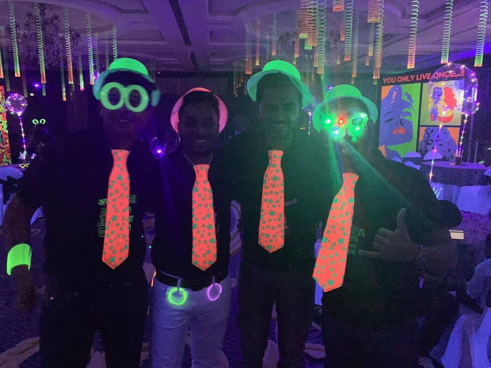 Photo From Glow In The Dark Theme - By Strings & Knots Weddings And Events