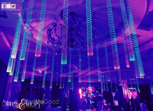 Photo From Glow In The Dark Theme - By Strings & Knots Weddings And Events