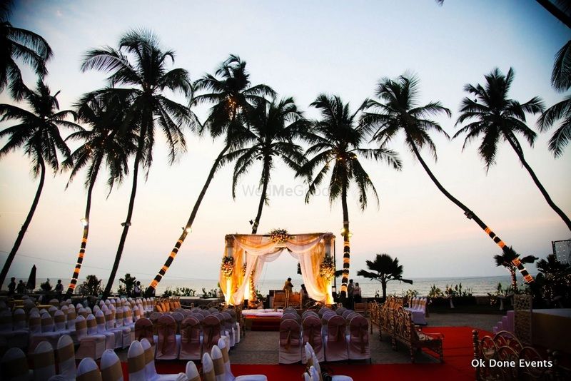 Photo of Beach Mandap Decor