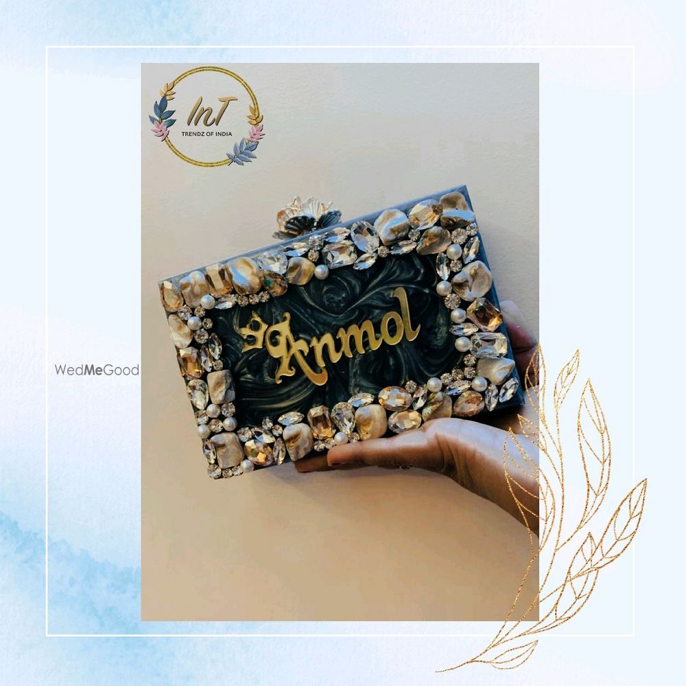 Photo From Acrylic name clutches - By Indiaztrends