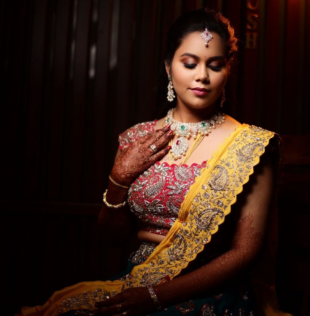 Photo From Reception/Sangeet Looks - By Makeup by Shravya Shetty