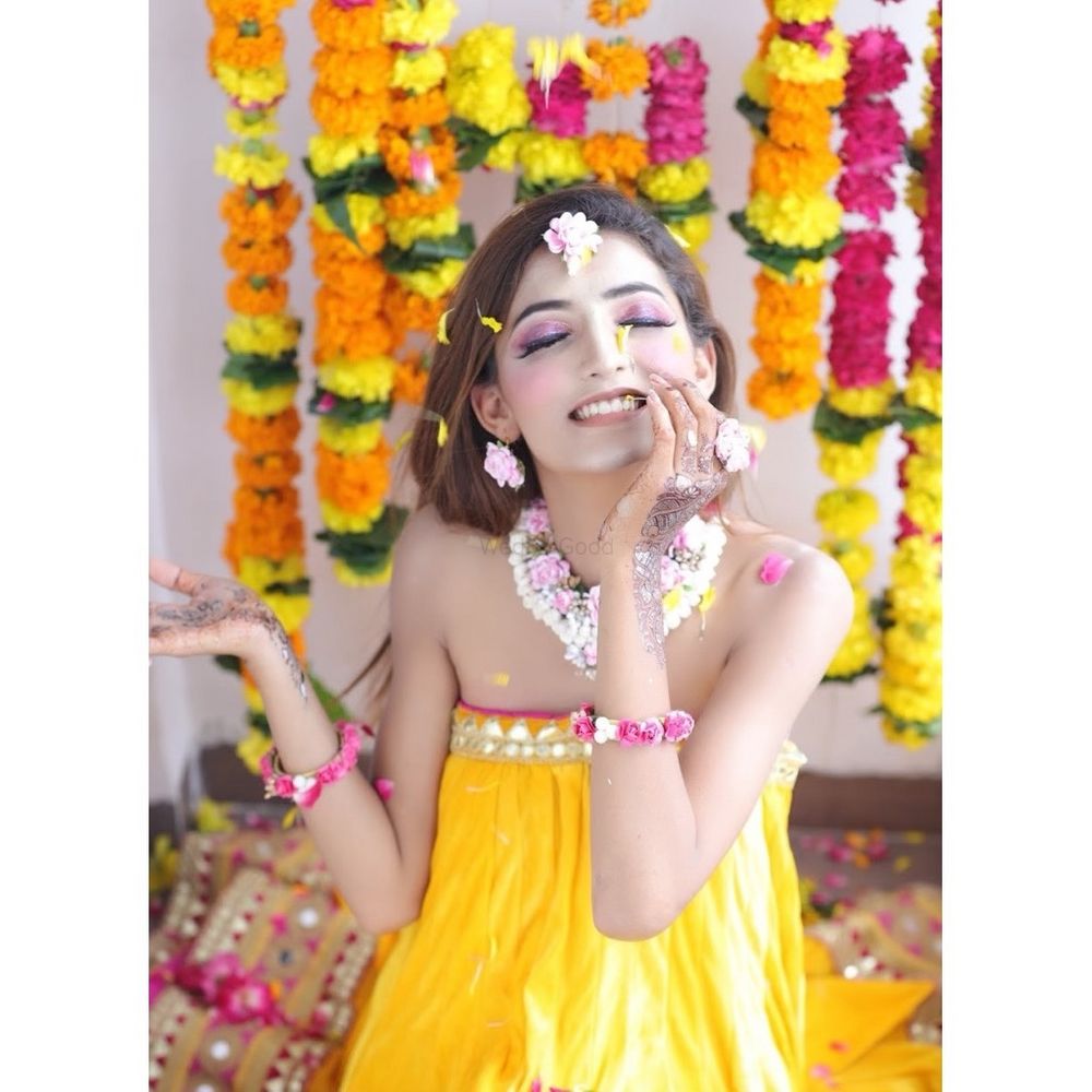 Photo From Haldi Bride - By Makeup Artistry by Mani Bagga