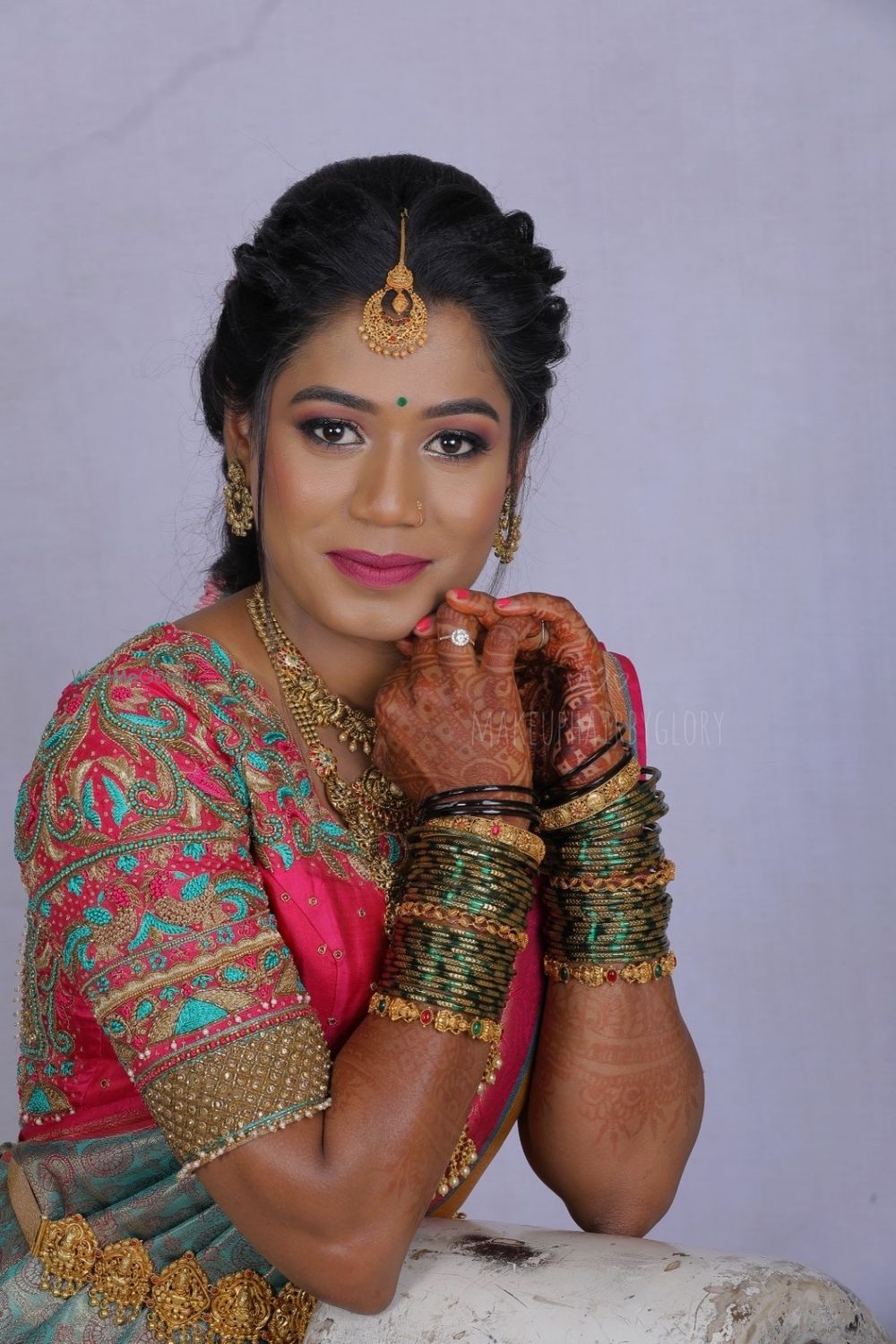 Photo From South Indian Bridal  - By Makeup Hair by Glory