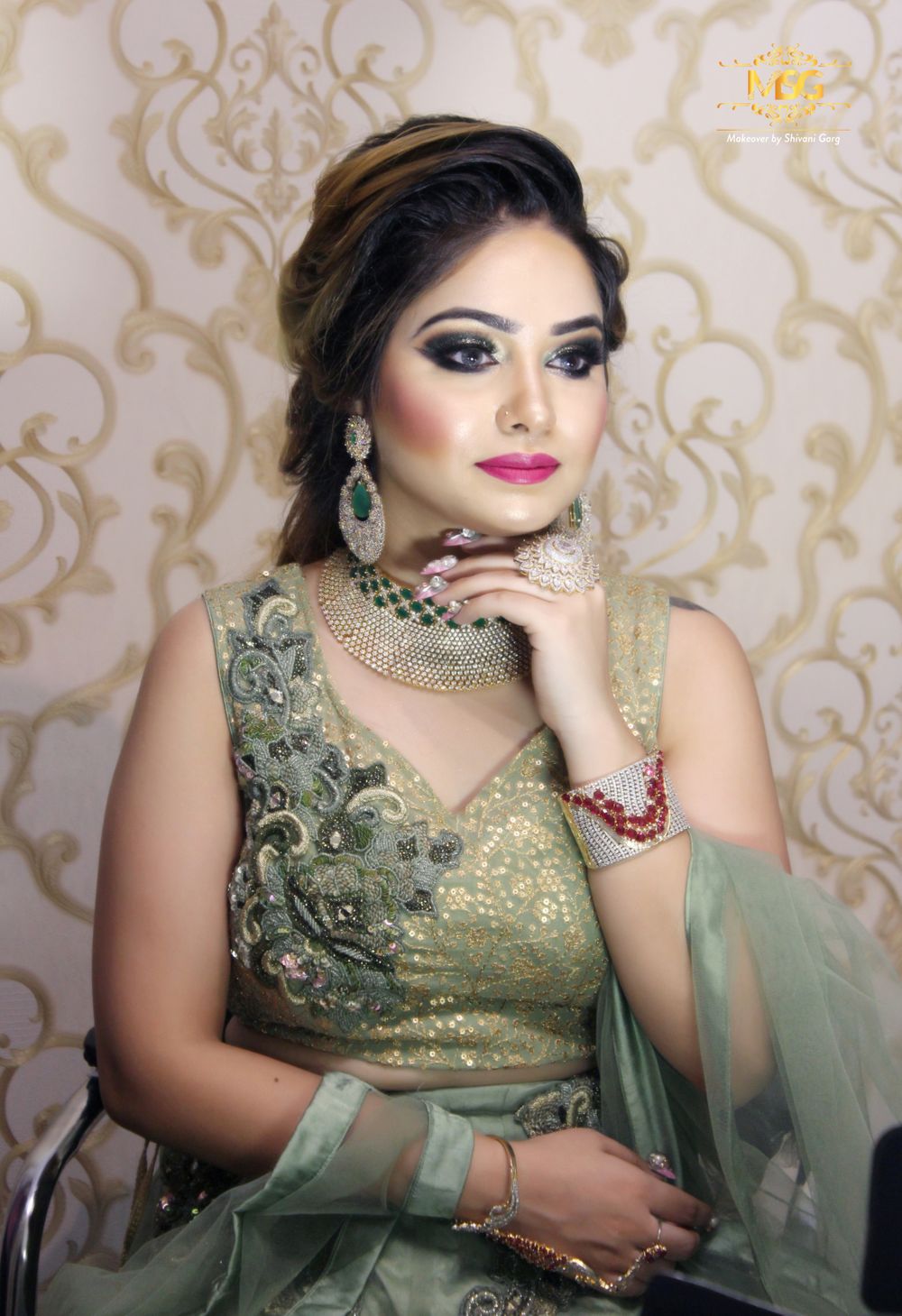 Photo From Engagement Look - By Makeover by Shivani Garg