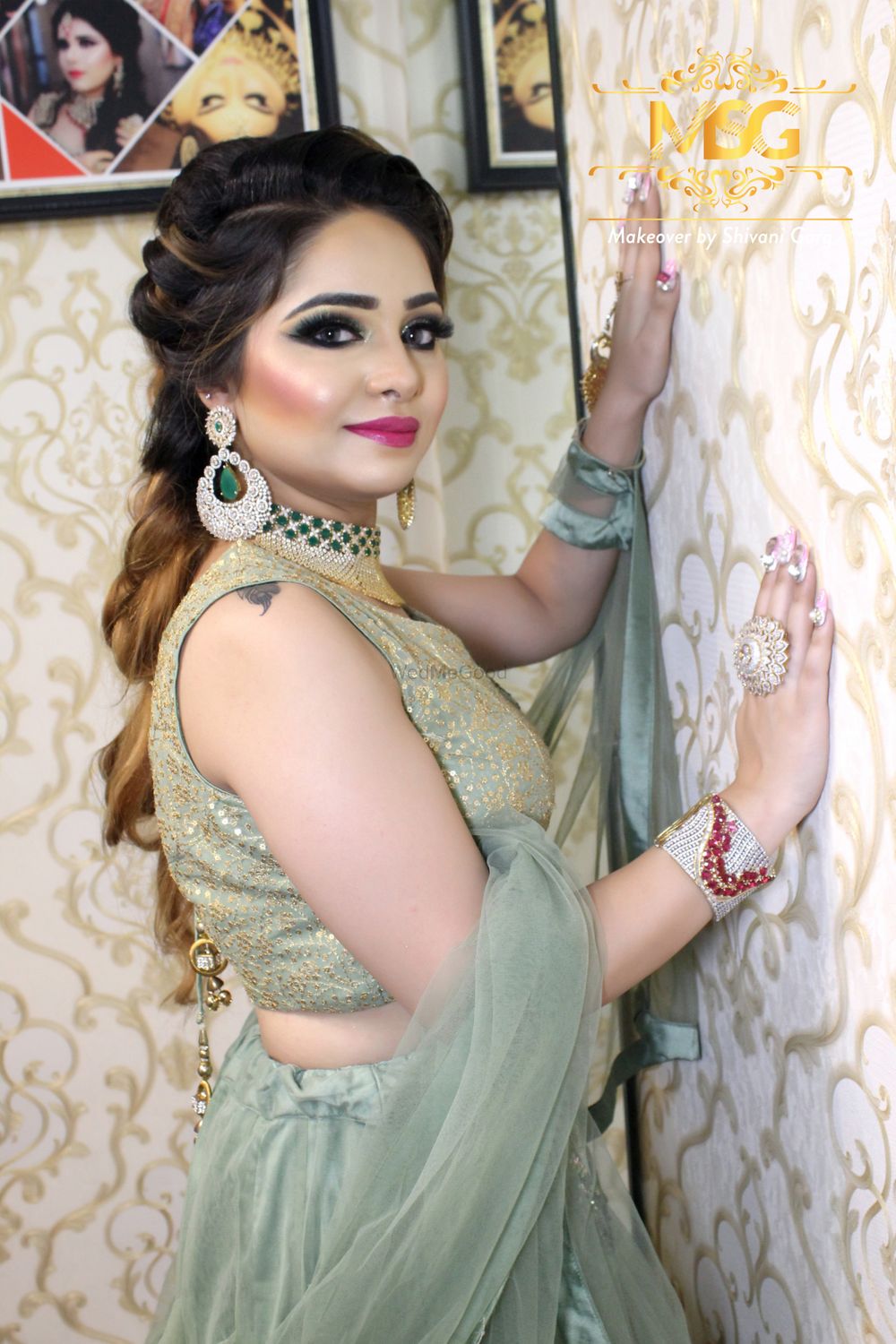 Photo From Engagement Look - By Makeover by Shivani Garg