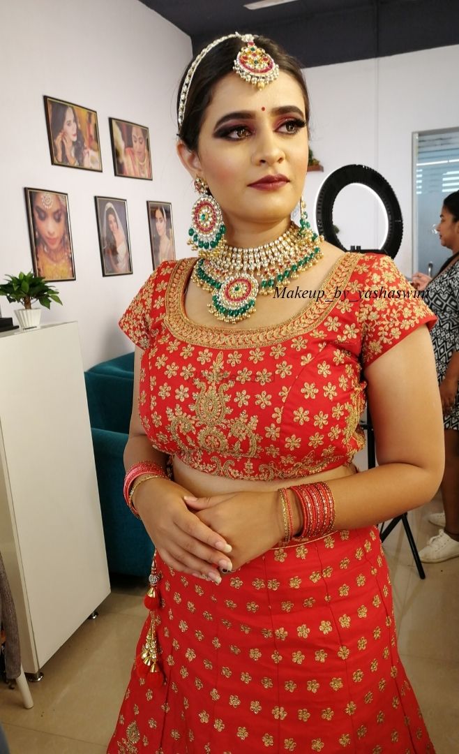 Photo From Aditi's Makeover- North Indian Reception Look - By Makeup by Yashaswini