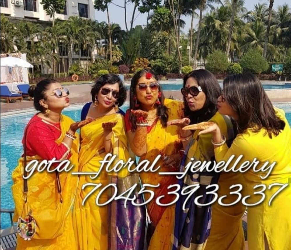 Photo From tuhina - By Gota Floral Jewellery by Sana