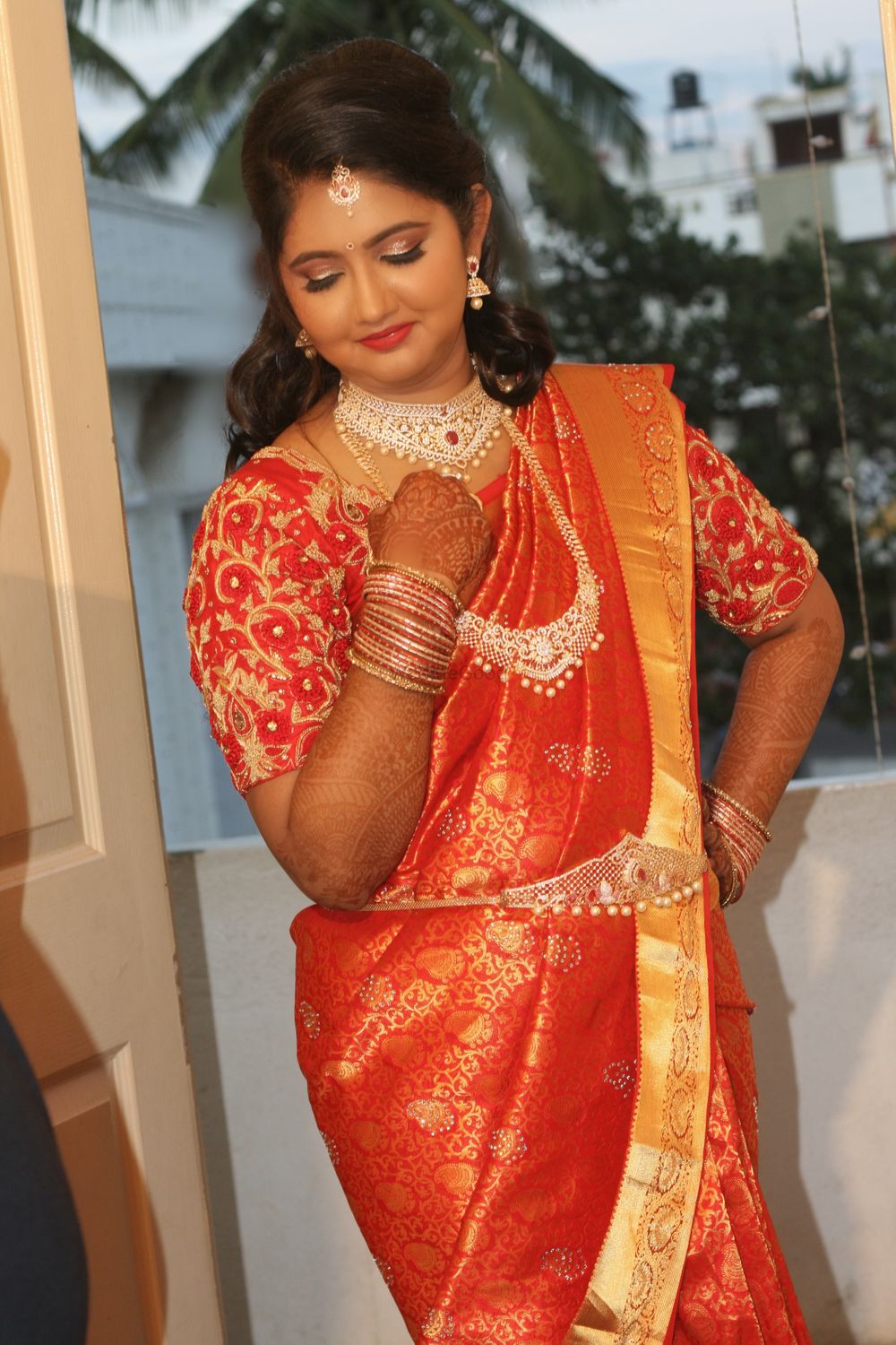 Photo From Amrutha Reception - By Ruchiproartist
