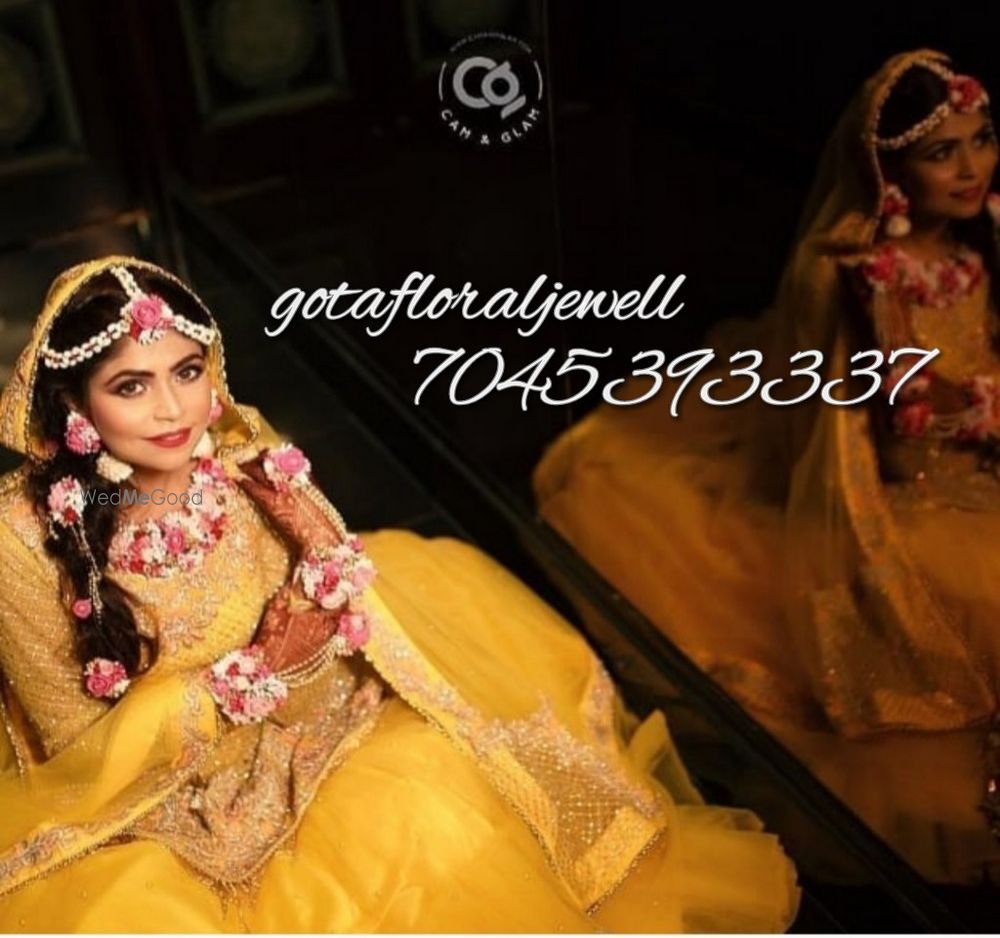 Photo From mehazbeen - By Gota Floral Jewellery by Sana