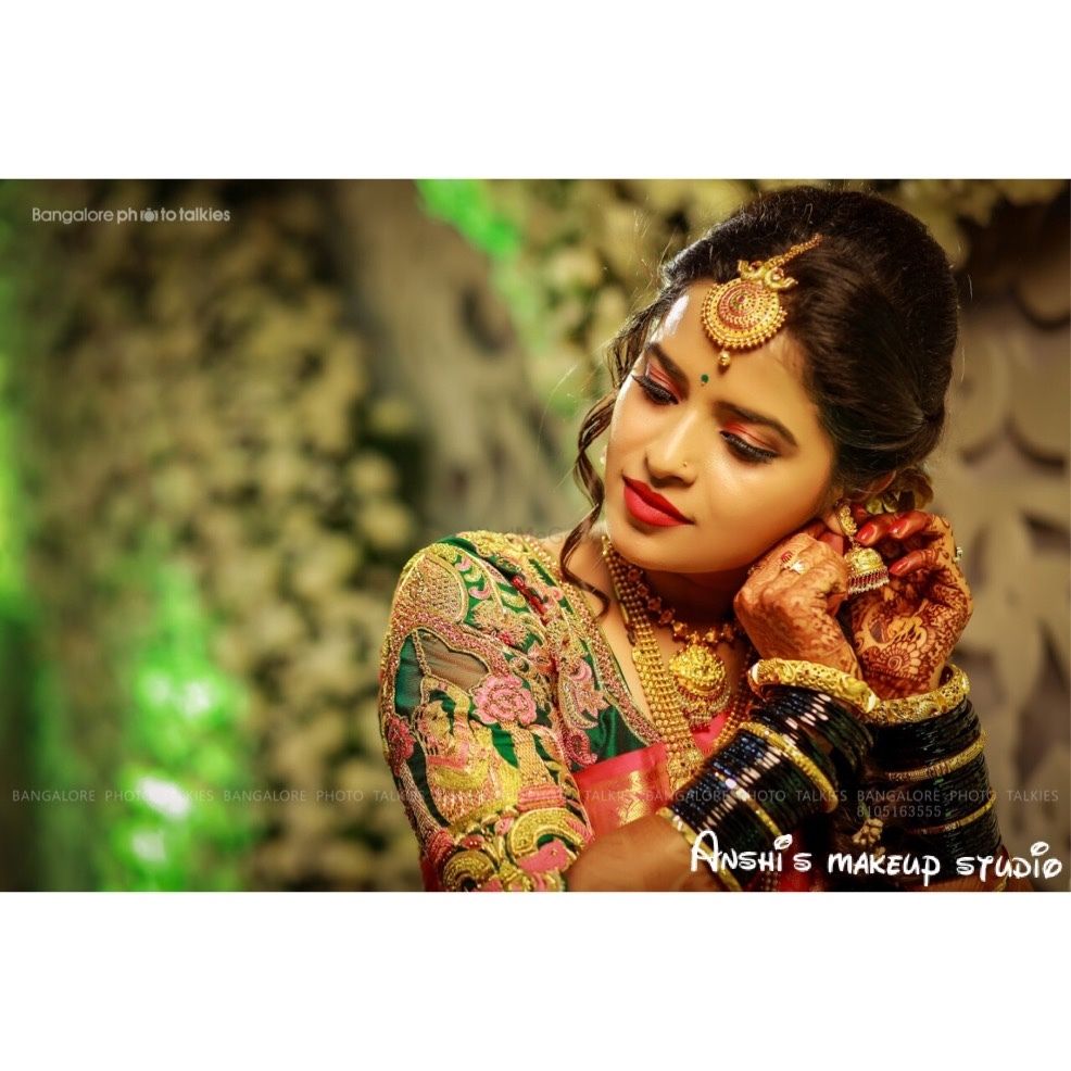 Photo From Tejaswini weds sharath - By Anshi's Makeup Studio