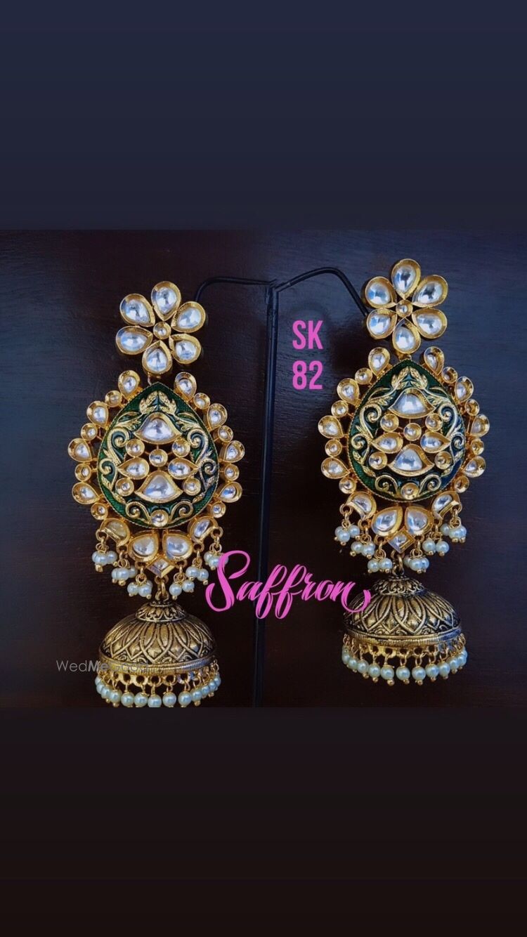 Photo From Jhumkas/Earrings - By Saffron Fashion