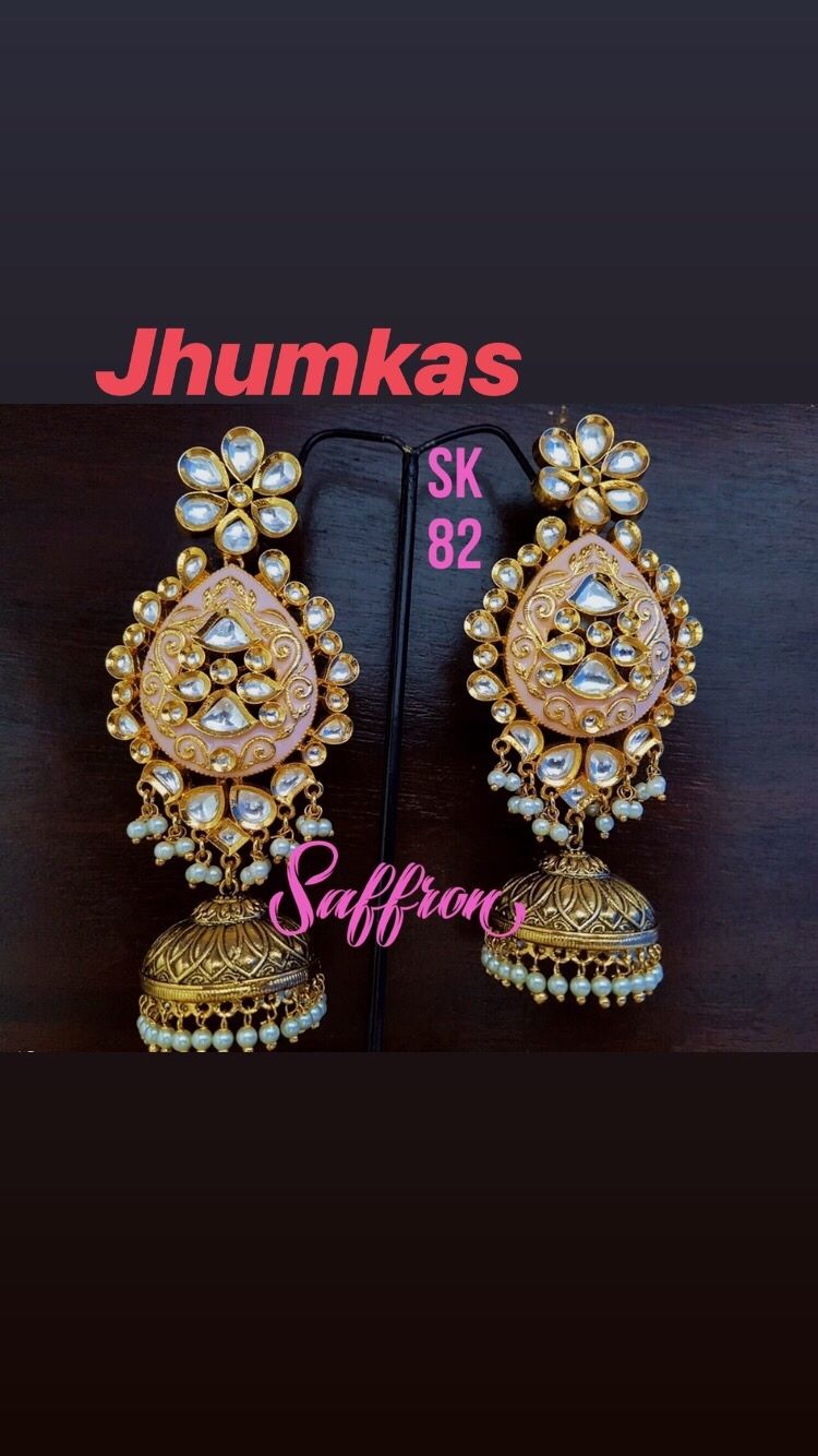 Photo From Jhumkas/Earrings - By Saffron Fashion