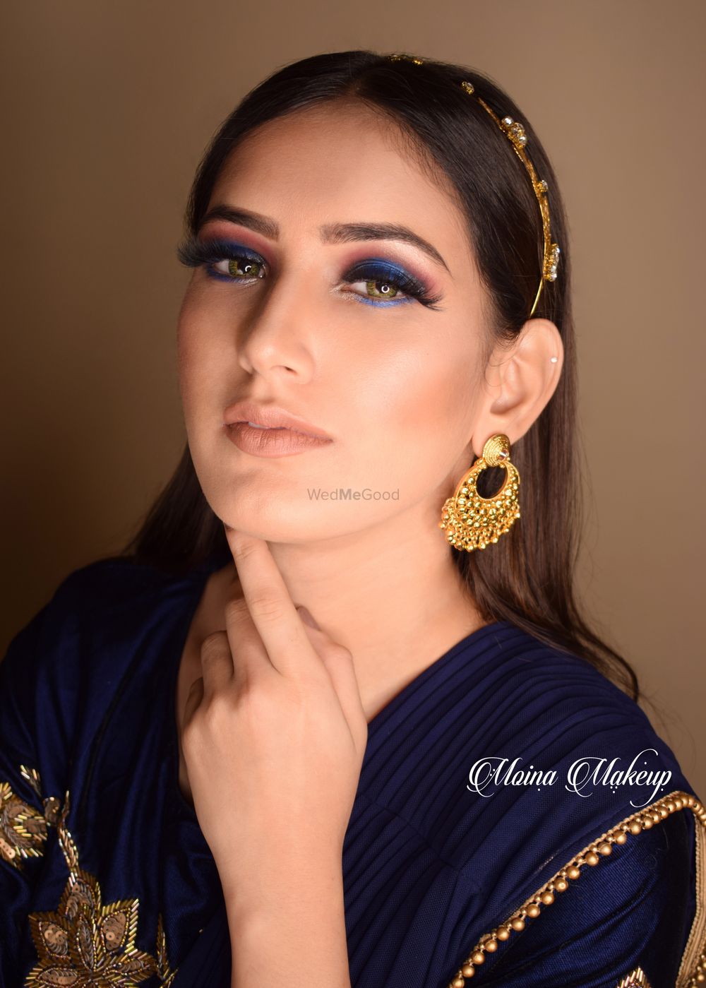 Photo From Playing Woth Blue n Pink Hues - By Moina Makeup Official
