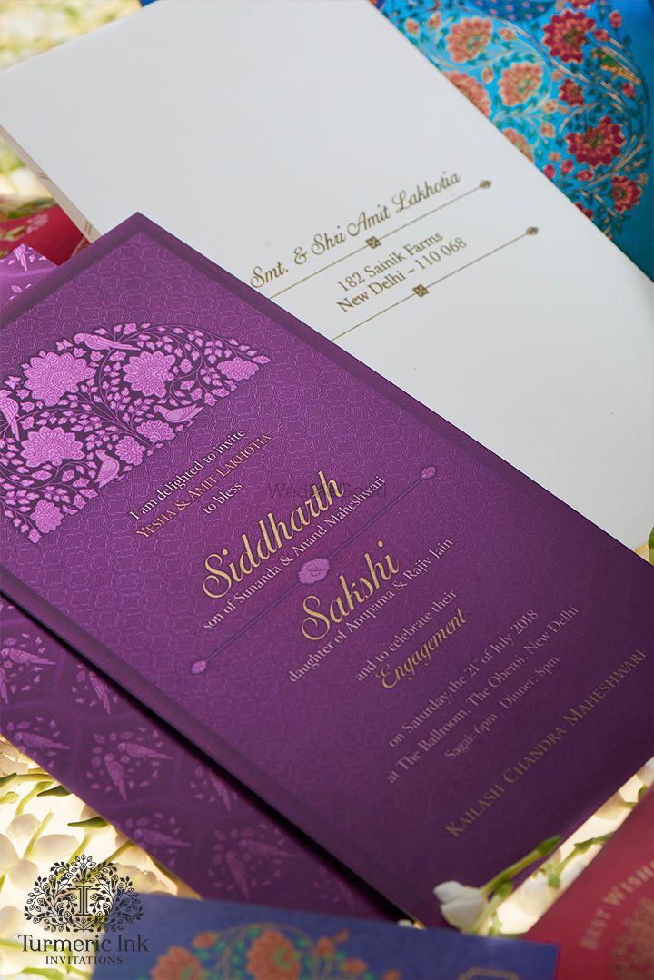 Photo From SIDDHARTH & SAKSHI - By Turmeric Ink Invitations and Stationery