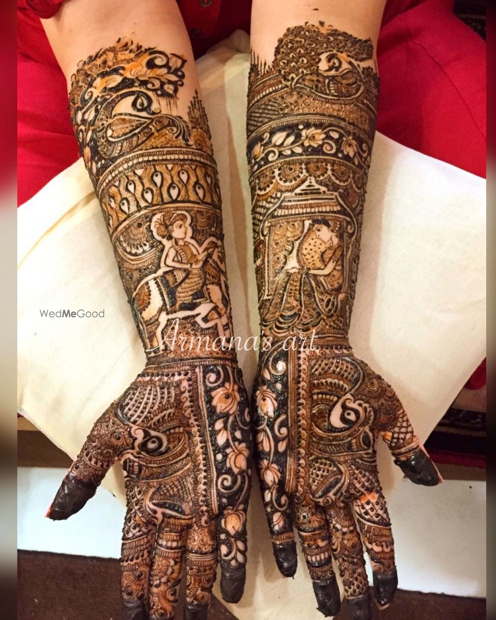 Photo From Figure work bridal henna - By Armana's Art