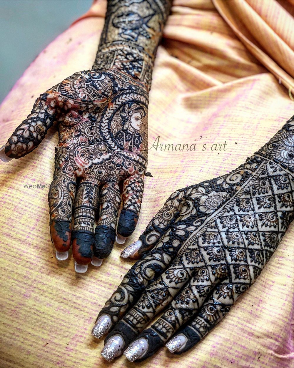 Photo From Figure work bridal henna - By Armana's Art