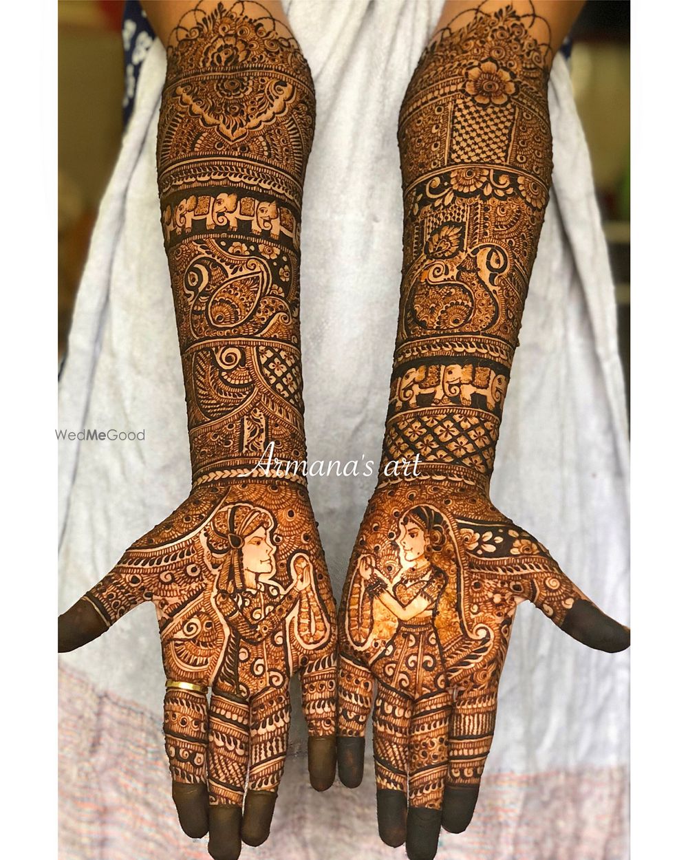 Photo From Figure work bridal henna - By Armana's Art