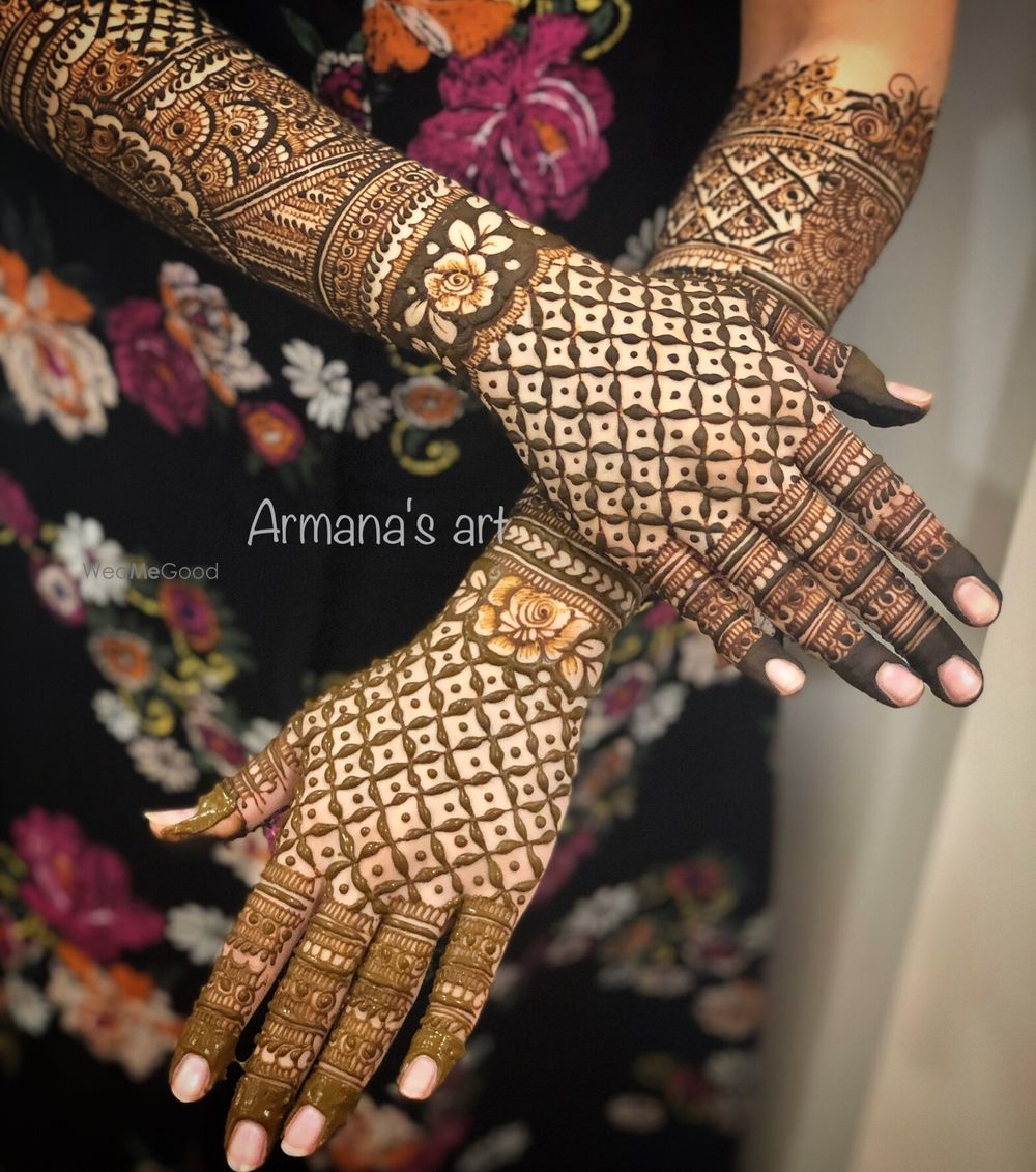 Photo From Traditional bridal henna - By Armana's Art