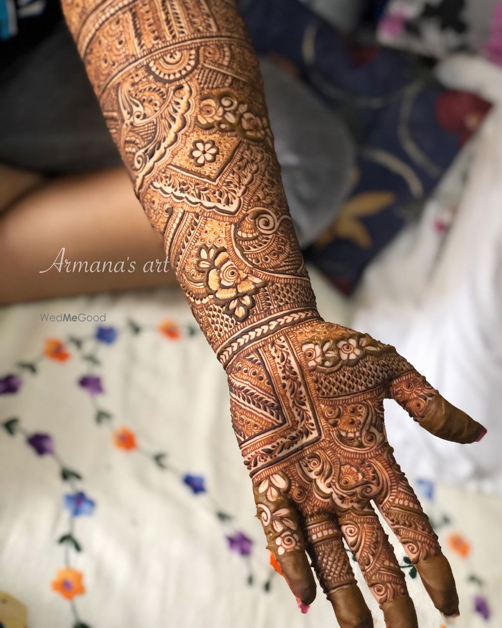 Photo From Traditional bridal henna - By Armana's Art