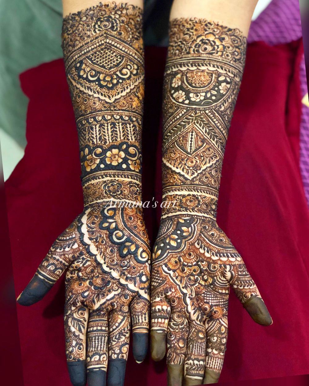 Photo From Traditional bridal henna - By Armana's Art