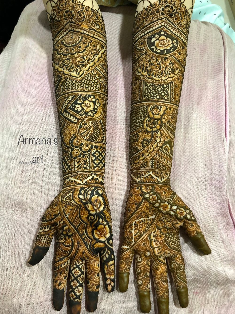 Photo From Traditional bridal henna - By Armana's Art