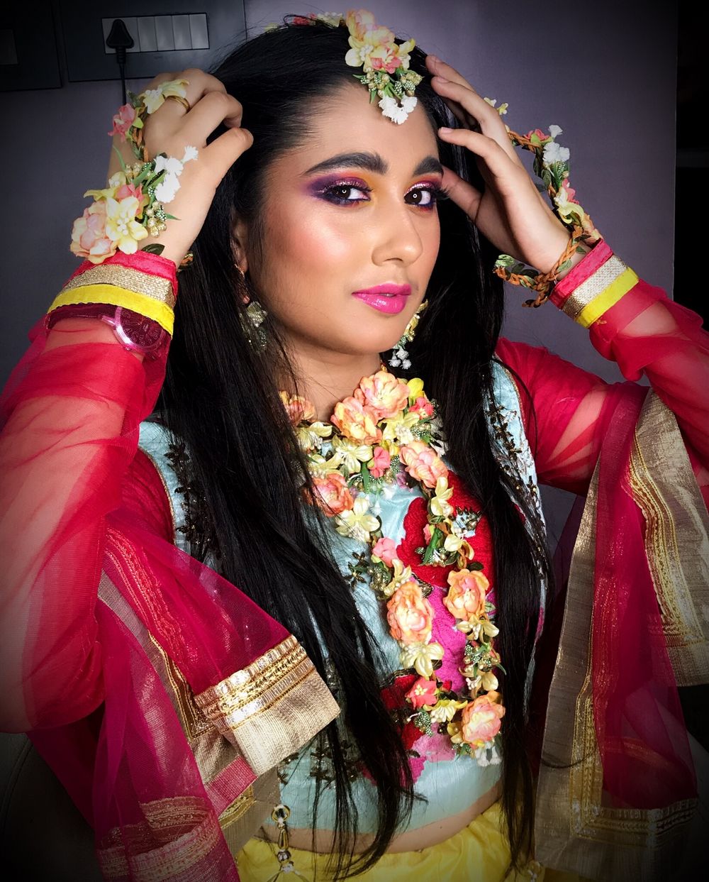 Photo From Mehndi/Sangeet MakeUp  - By The Glamourra by Seemi Sisosdiya