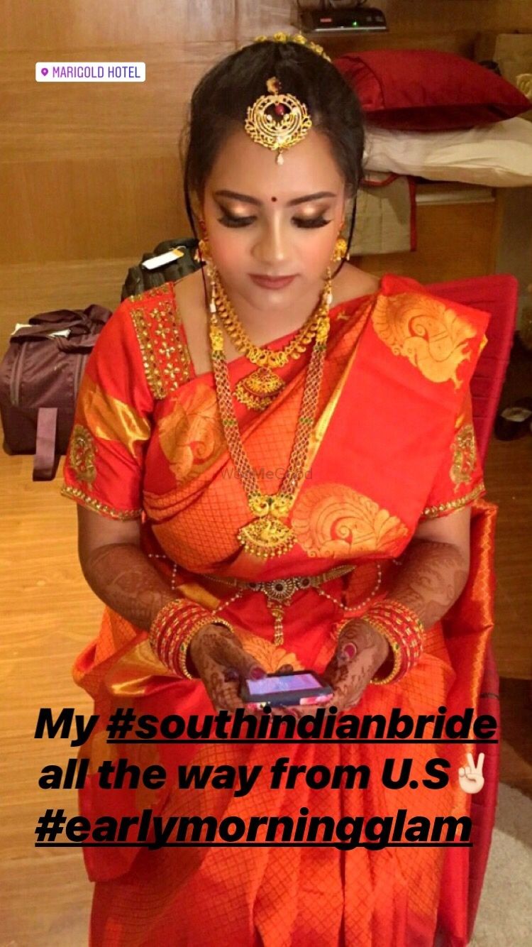 Photo From South Indian Bride (wedding day) - By Juhi Ahuja Makeup Artist 