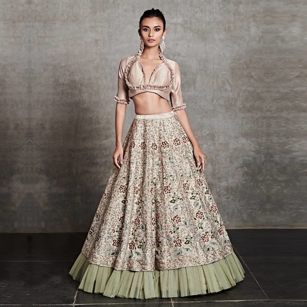 Photo of Pastel pink lehenga for the new age bride.