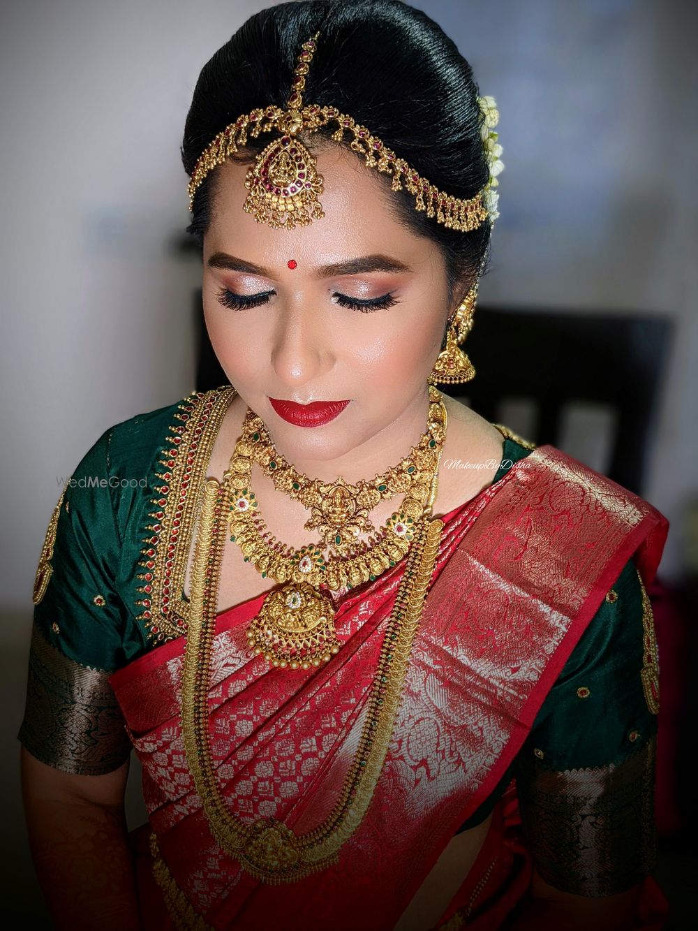 Photo From South Indian Bridal Makeup - By Makeup by Disha