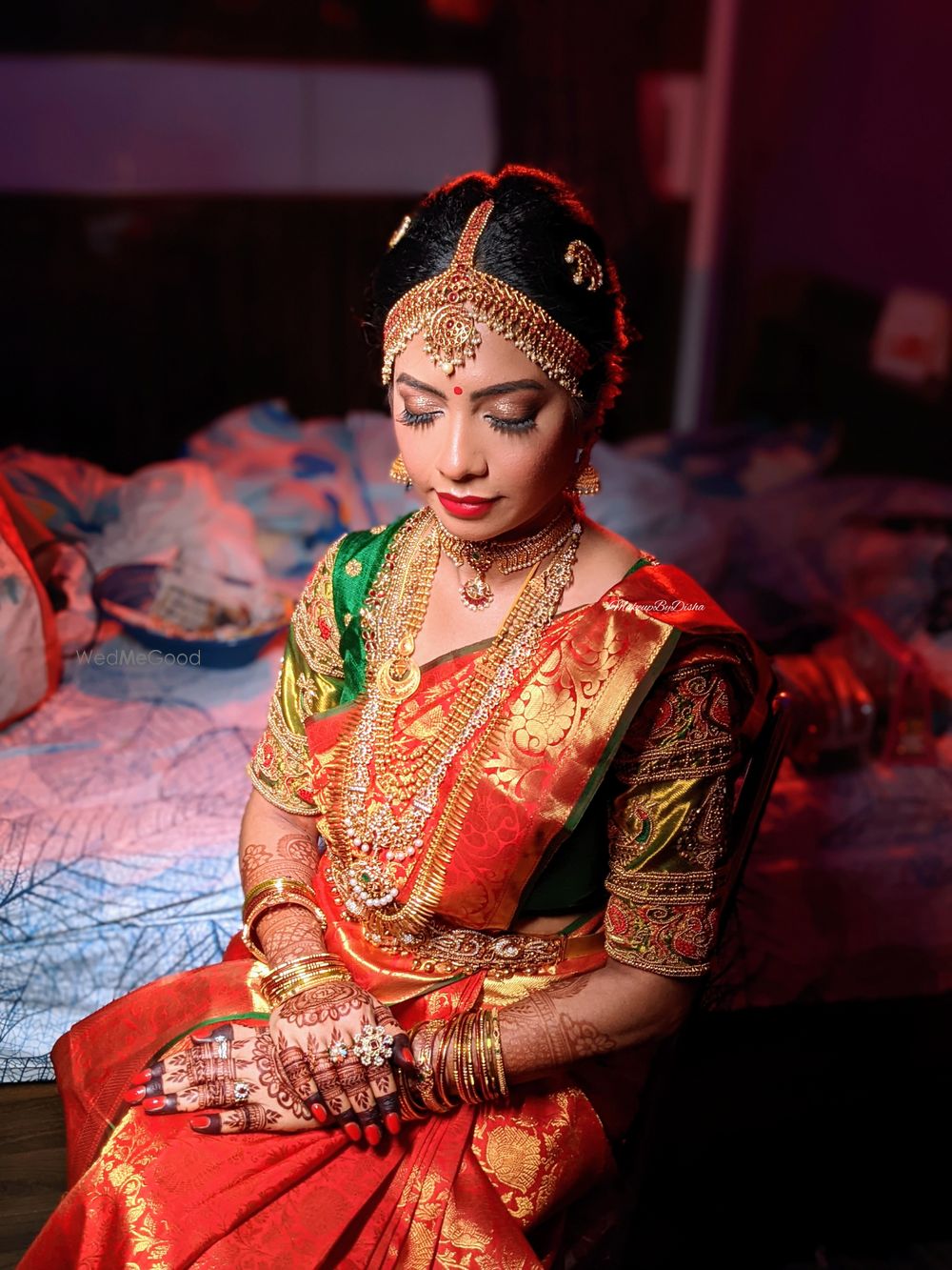 Photo From South Indian Bridal Makeup - By Makeup by Disha