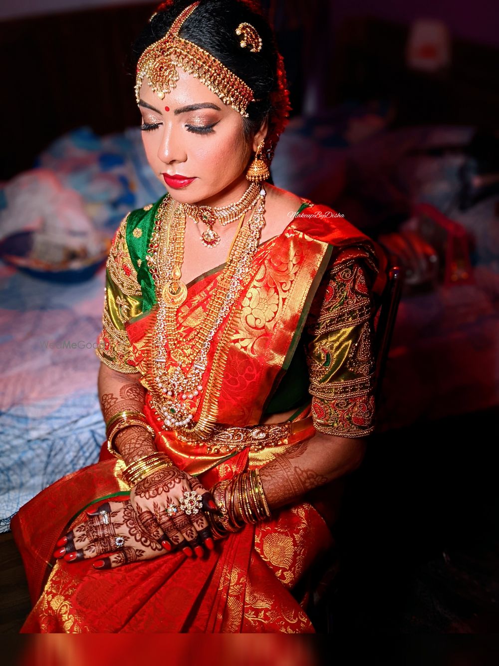 Photo From South Indian Bridal Makeup - By Makeup by Disha