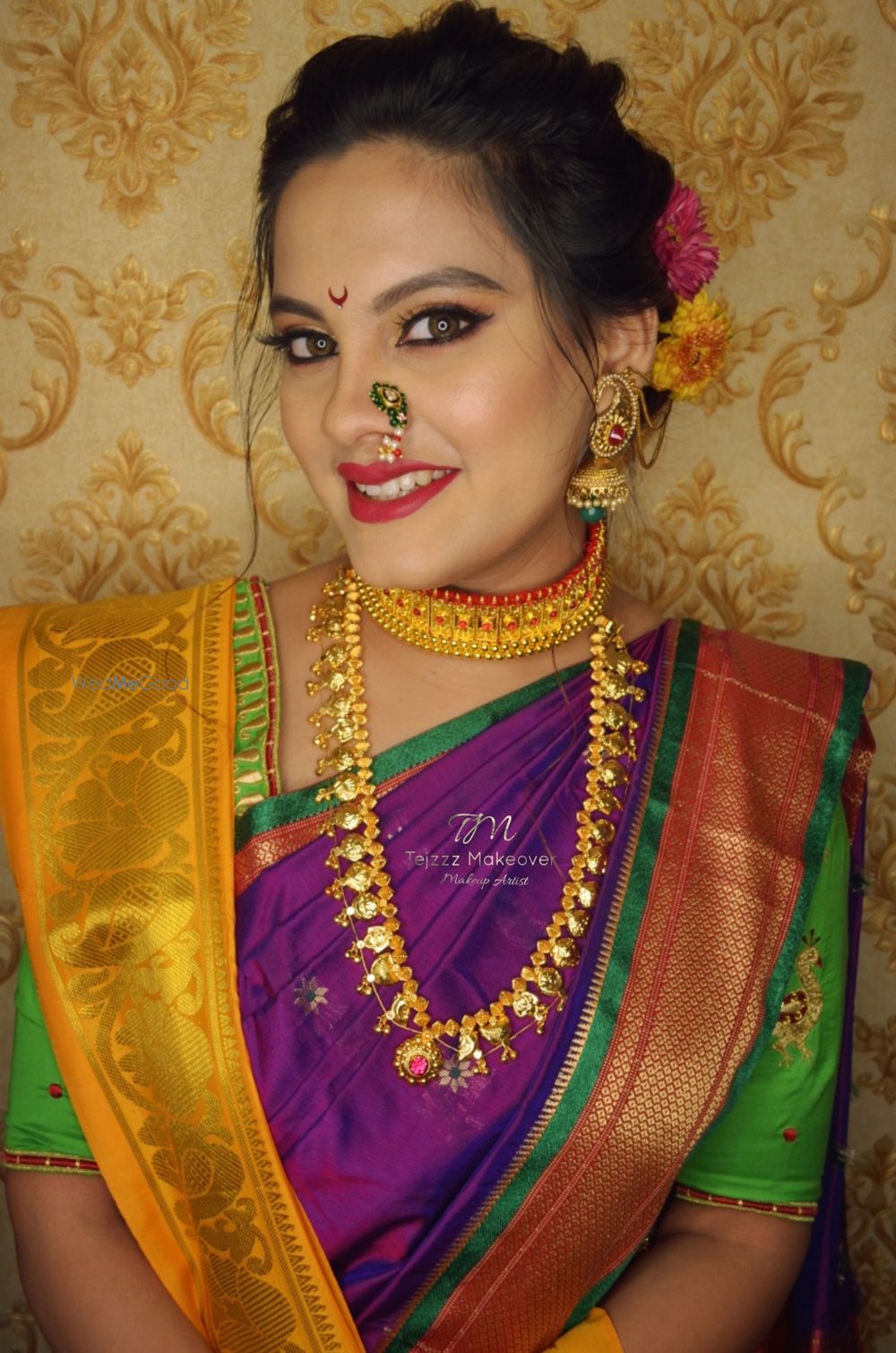 Photo From Airbrush Bridal Maharashtrian Makeover - By Tejzzz Makeover