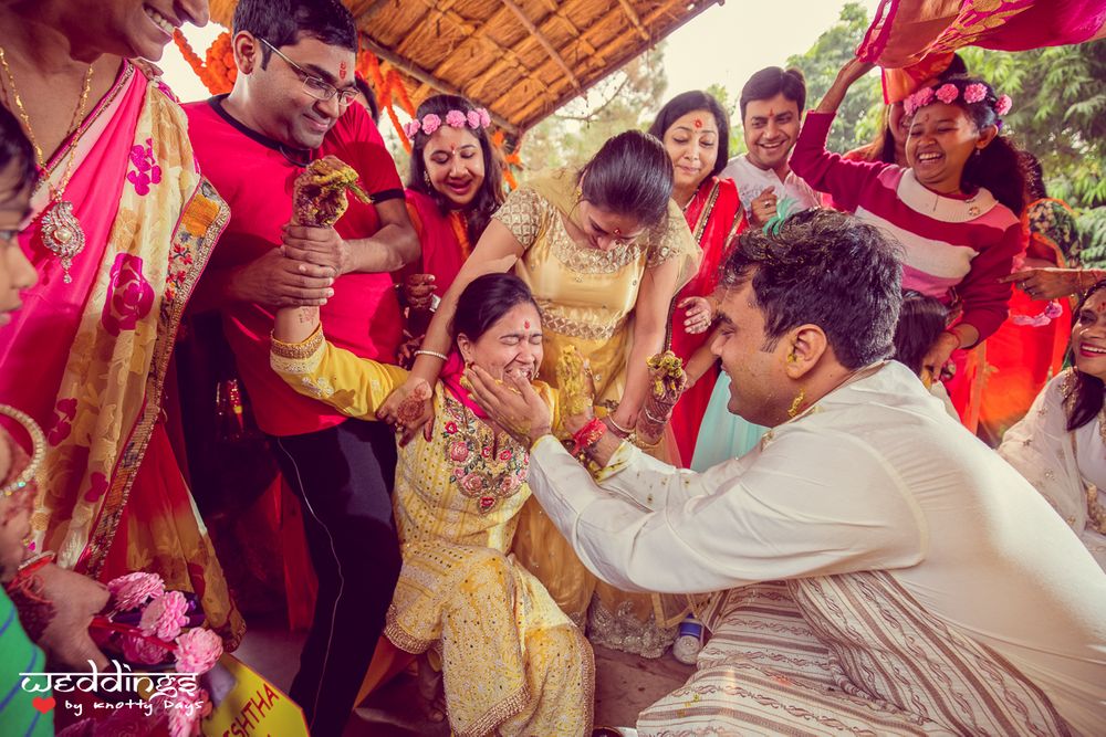 Photo From Amit & Nishtha (Haldi & Loads of Colors) - By Weddings by Knotty Days