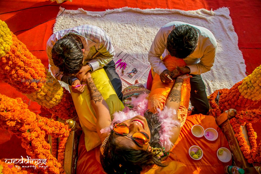 Photo From Mallika's Mehendi - By Weddings by Knotty Days