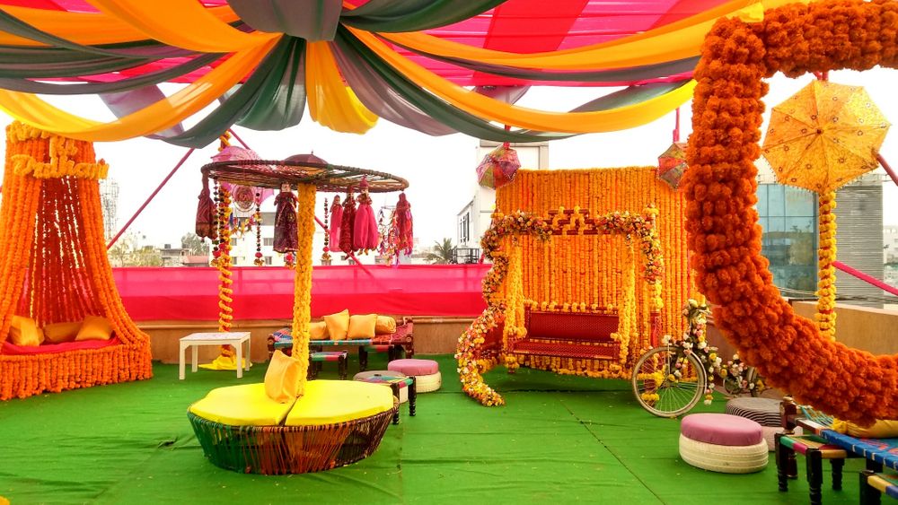 Photo From Bride's Mehendi Day !! - By Aria Event Planners