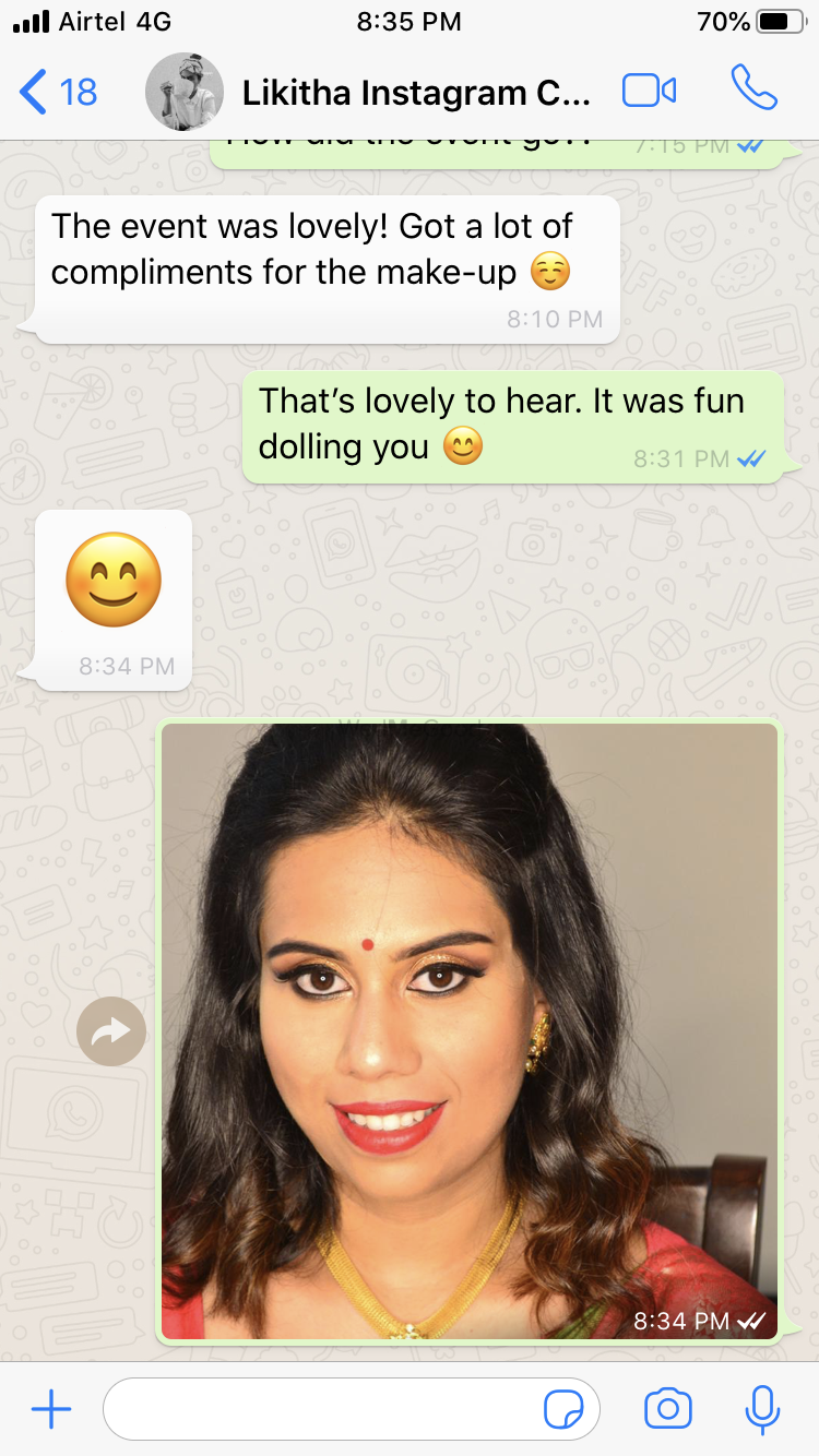 Photo From Client Feedback - By Makeup by Rekha B Ramesh