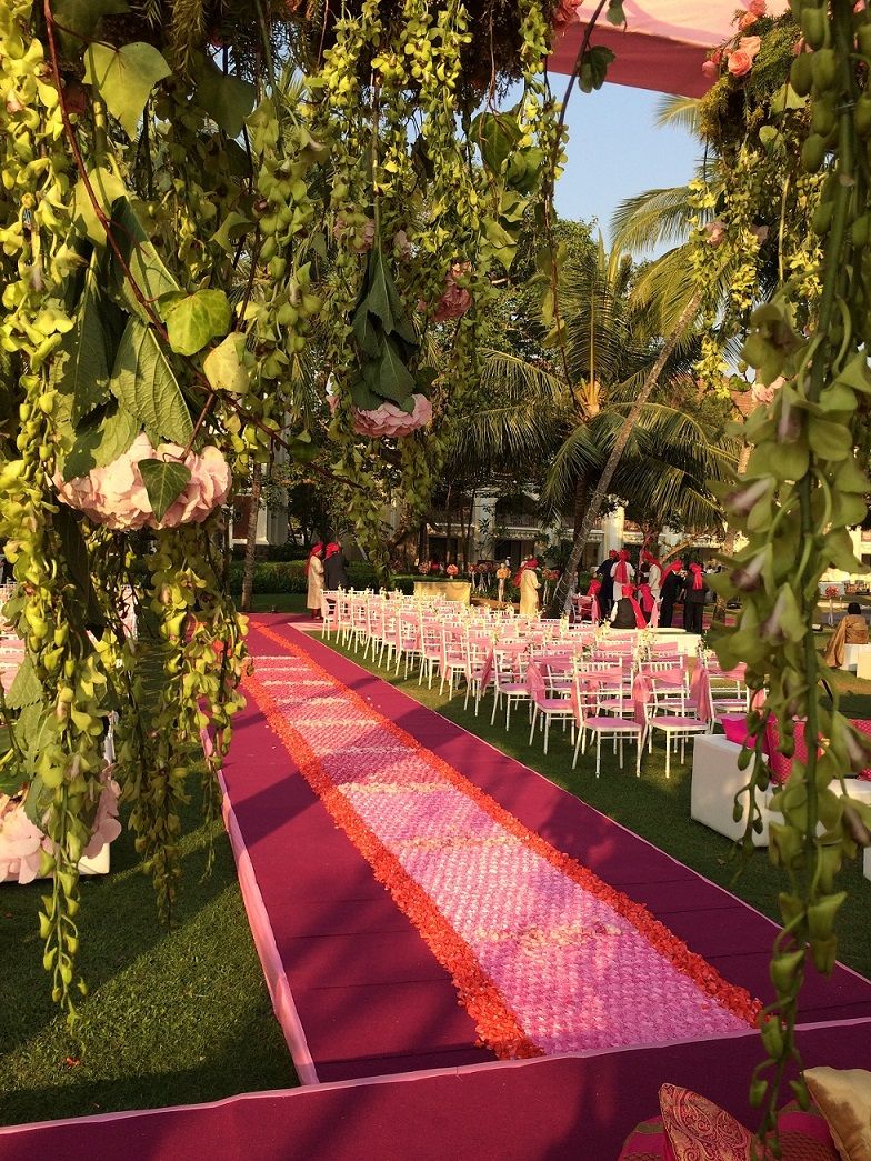 Photo of wedding ceremony decor
