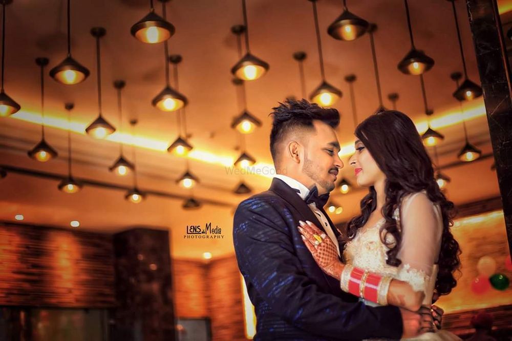 Photo From Wedding Reception Sonu ❤️ Garima - By Lens Media Photography