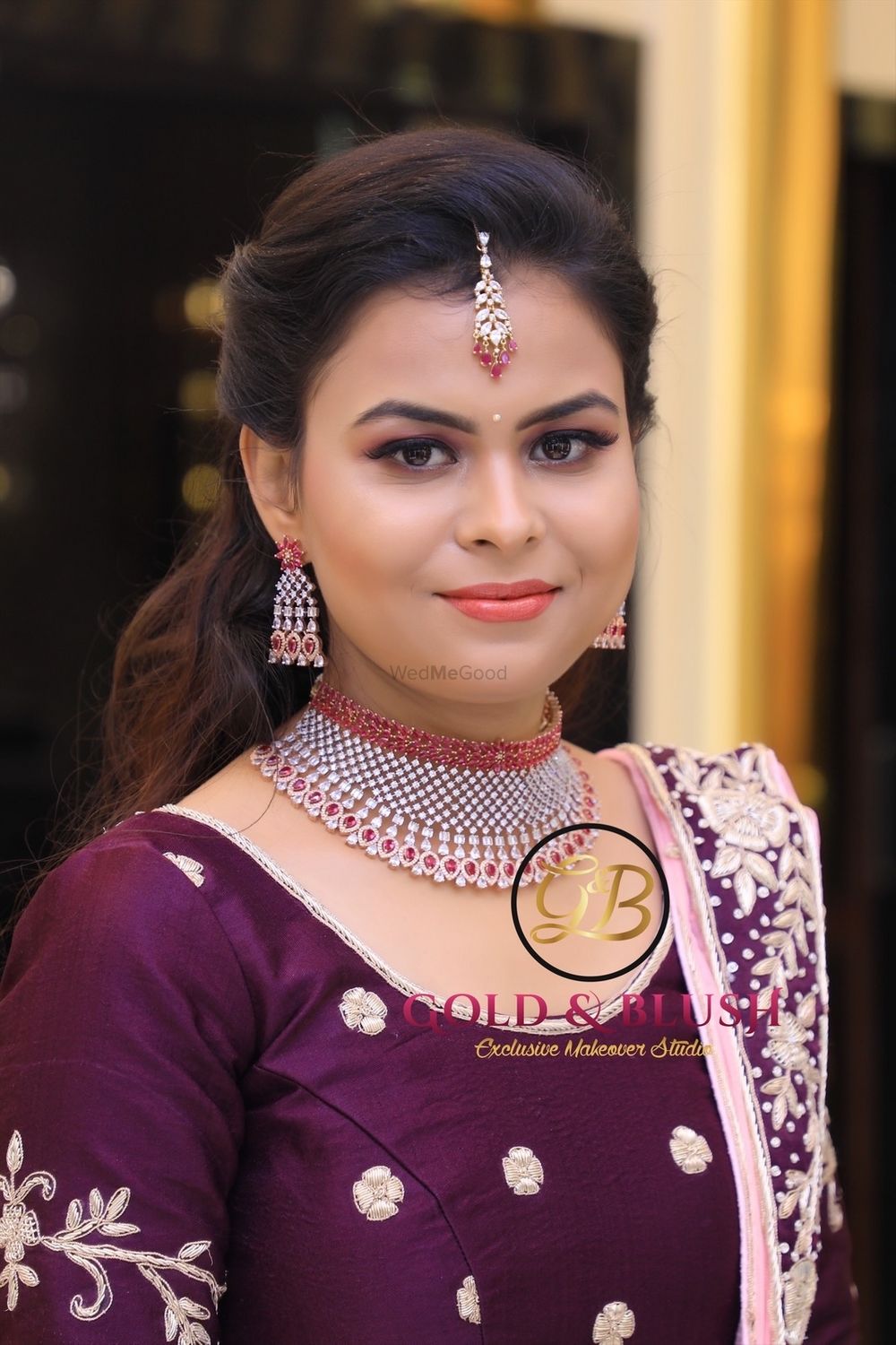 Photo From Prachi fr her sangeet - By Gold & Blush Makeover Studio 