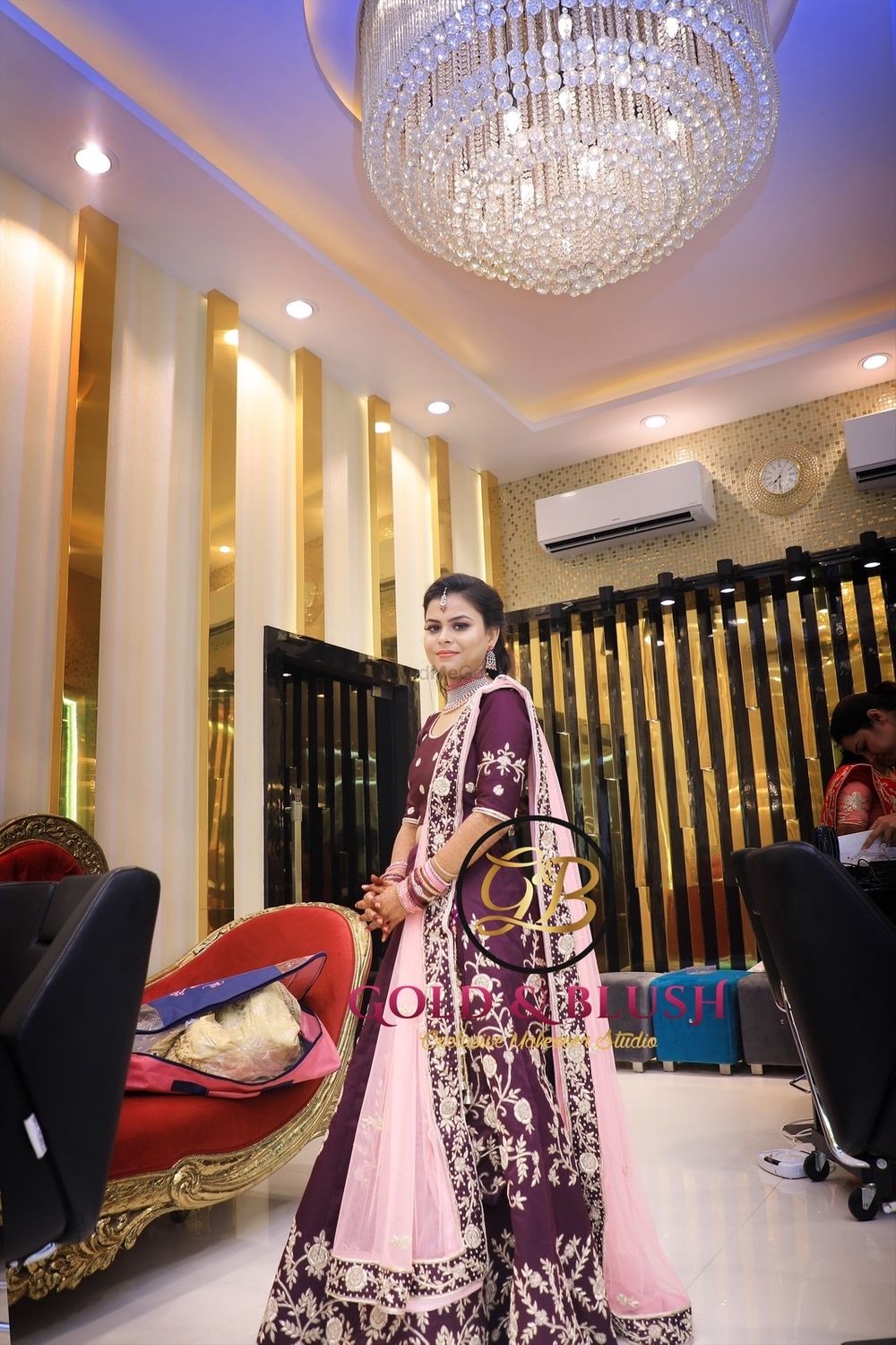 Photo From Prachi fr her sangeet - By Gold & Blush Makeover Studio 
