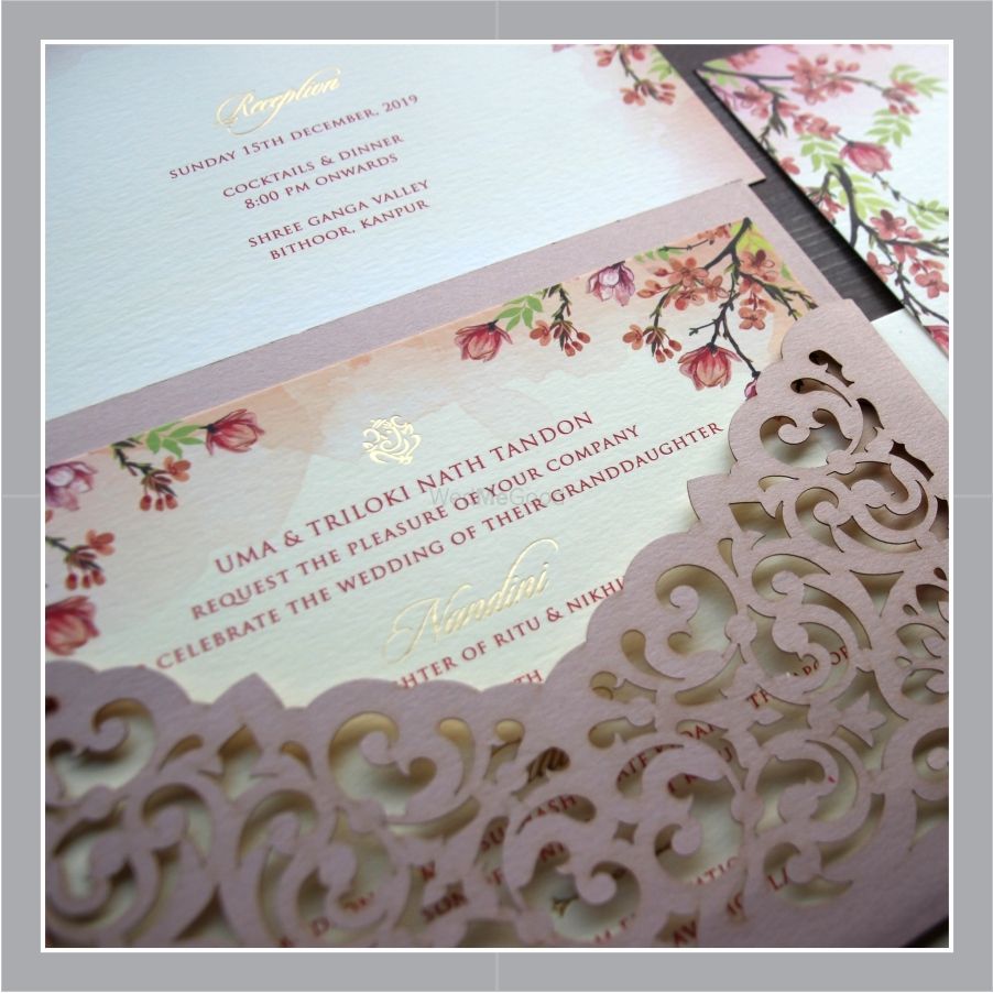 Photo From Laser Cut Pastel Flower Wedding Invite - By Red Square Communications