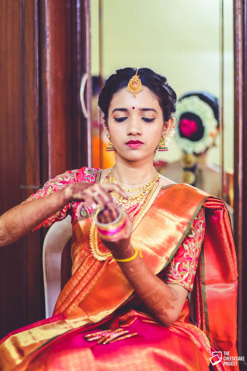 Photo of Bride Wearing Bangles Shot