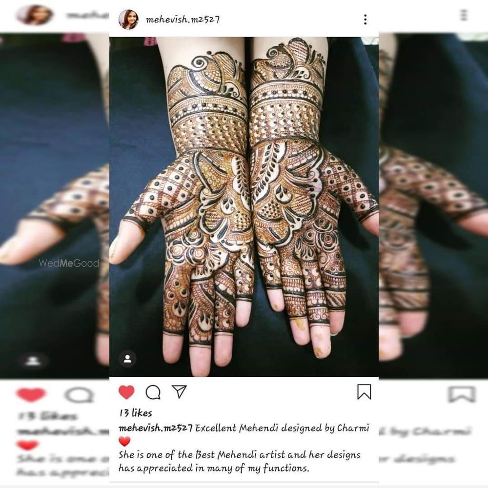 Photo From cilent feedback - By Charmi Goswami Mehendi Artist