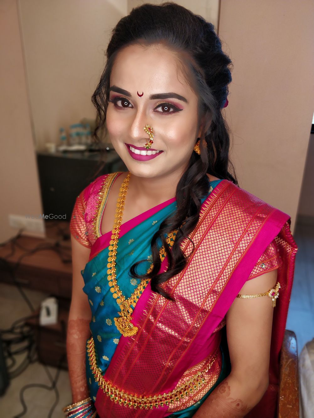 Photo From Shweta's Engagement Maharashtrian Makeover - By Tejzzz Makeover