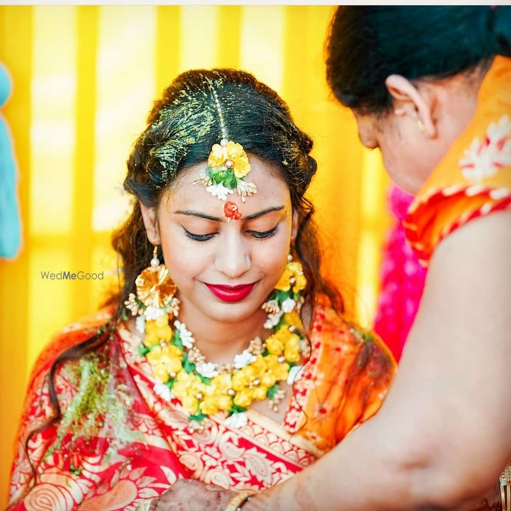 Photo From Neha's Haldi Cermony - By Kriti Chhabra Makeovers