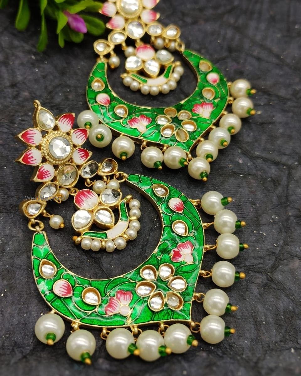 Photo From meenakari earrings - By Alaire Designs